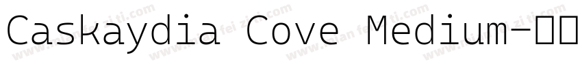 Caskaydia Cove Medium字体转换